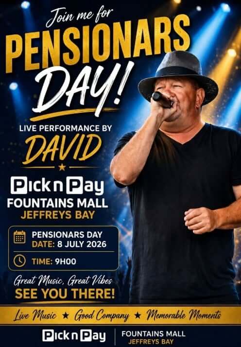 Pensioners Day at  Fountains Mall in Jeffreys Bay