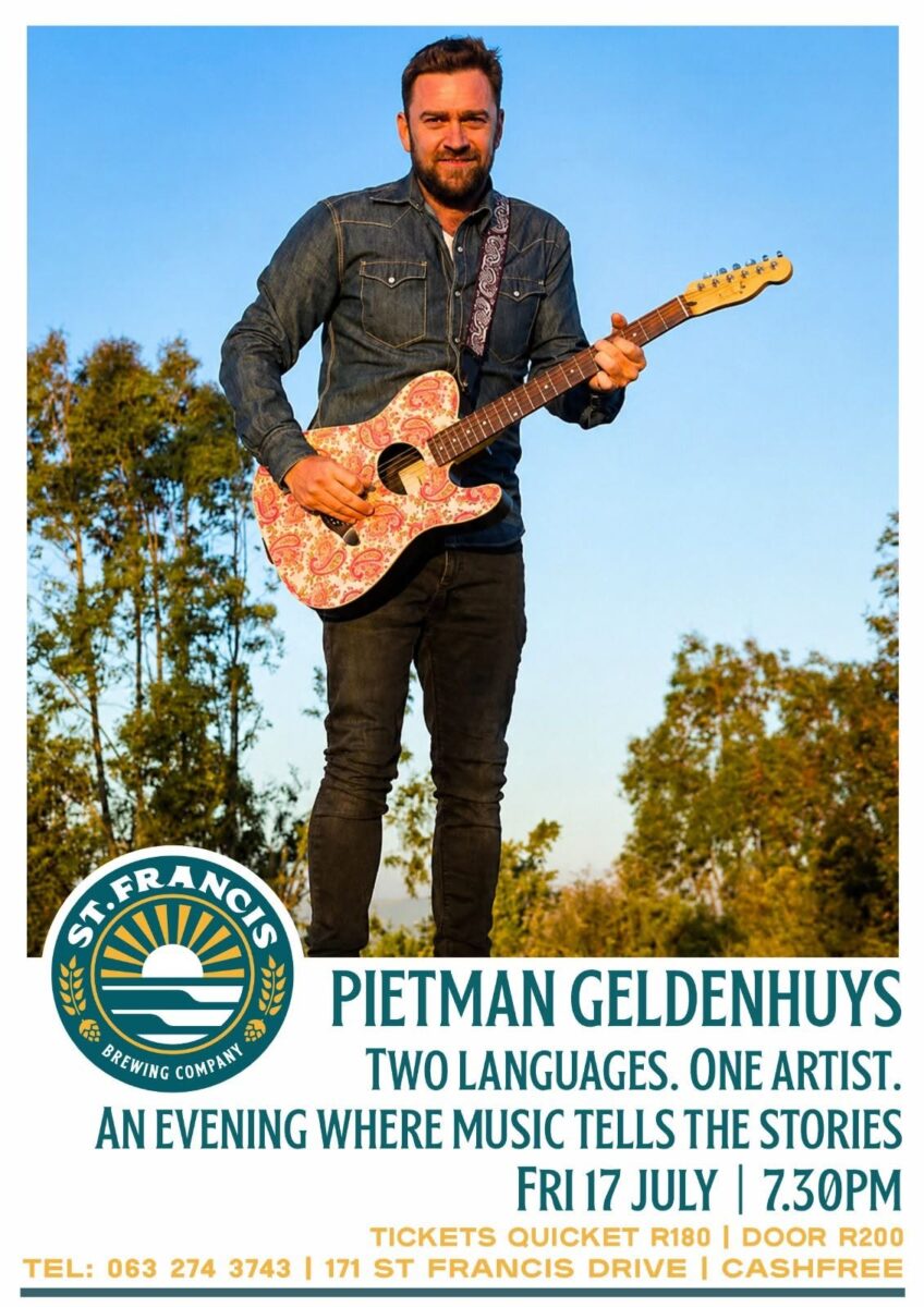 Pietman Geldenhuys at  St Francis Brewing Co. in St Francis Bay